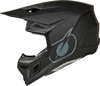 ONeal 3SRS Solid,  motocross helmet kids,  color: Matt Black/Grey,  size: XL