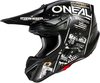 ONeal 5SRS Polyacrylite Attack S23,  cross helmet,  color: Matt Black/White,  size: XS