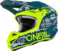 ONeal 5SRS Polyacrylite HR S20,  cross helmet