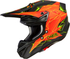 ONeal 5SRS Polyacrylite Surge S23,  cross helmet,  color: Matt Black/Red/Neon-Yellow,  size: M