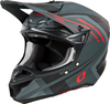 ONeal 5SRS Spike,  motocross helmet,  color: Matt Grey/Dark Grey/Black/Red,  size: XXL