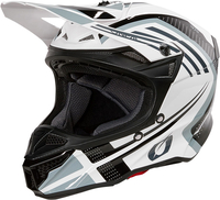 ONeal 5SRS Spike,  motocross helmet,  color: White/Grey/Black,  size: S