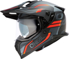 ONeal A-SRS Spike,  adventure helmet,  color: Matt Black/Grey/Red,  size: XL