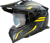 ONeal A-SRS Spike,  adventure helmet,  color: Matt Black/Grey/Yellow,  size: XS