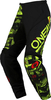 ONeal Element Attack S23,  textile pants,  color: Black/Neon-Yellow,  size: 28