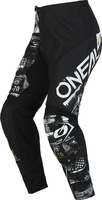 ONeal Element Attack S23,  textile pants,  color: Black/White,  size: 28