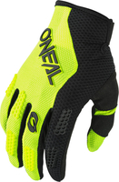 ONeal Element Racewear,  gloves kids,  color: Black/Neon-Yellow,  size: XL