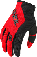 ONeal Element Racewear,  gloves kids,  color: Black/Red,  size: L