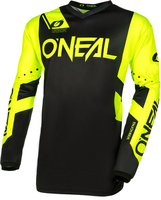 ONeal Element Racewear,  jersey,  color: Black/Neon-Yellow,  size: L