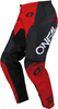 ONeal Element Racewear S25,  textile pants,  color: Black/Red,  size: 30