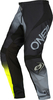 ONeal Element Racewear V.22,  textile pants,  color: Black/Grey/Neon-Yellow,  size: 40