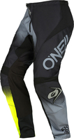 ONeal Element Racewear V.22,  textile pants,  color: Black/Grey/Neon-Yellow,  size: 40