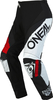 ONeal Element Shocker S23,  textile pants,  color: Black/Red/White,  size: 34