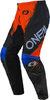 ONeal Element Shocker S25,  textile pants,  color: Black/Orange/Blue,  size: 34