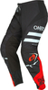ONeal Element Squadron V.22,  textile pants youth,  color: Black/Grey/Red,  size: 28