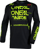 ONeal Element Static S25,  jersey,  color: Black/Neon-Yellow,  size: L