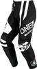 ONeal Element Warhawk,  textile pants,  color: Black/White,  size: 38