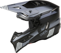 ONeal EX-SRS Hitch,  motocross helmet,  color: Matt Black/Grey,  size: S