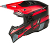 ONeal EX-SRS Hitch,  motocross helmet,  color: Matt Black/Grey/Red,  size: XXL