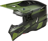 ONeal EX-SRS Hitch,  motocross helmet,  color: Matt Black/Olive,  size: XXL