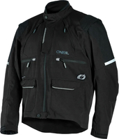 ONeal EXT Enduro,  textile jacket,  color: Black/Grey,  size: S