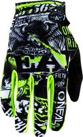 ONeal Matrix Attack S20,  gloves kids,  color: Black/Neon-Yellow,  size: XS