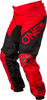 ONeal Matrix Ridewear S25,  textile pants,  color: Red/Black,  size: 38