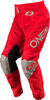 ONeal Matrix Ridewear,  textile pants,  color: Red/Grey,  size: 28