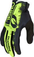 ONeal Matrix Shocker S23,  gloves,  color: Black/Neon-Yellow,  size: XXL