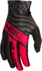 ONeal Matrix Shocker S25,  gloves,  color: Black/Red/Grey,  size: L