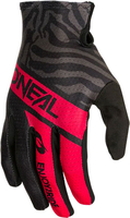 ONeal Matrix Shocker S25,  gloves kids,  color: Black/Red/Grey,  size: XL