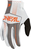 ONeal Matrix Split,  gloves,  color: Grey/White/Orange,  size: XL