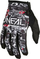 ONeal Mayhem Attack,  gloves,  color: Black/White/Red,  size: XL