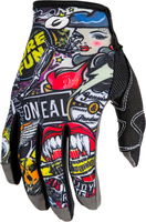 ONeal Mayhem Crank,  gloves,  color: Black/Grey/Red/Blue/Yellow,  size: XL