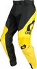 ONeal Mayhem Hexx,  textile pants,  color: Black/Yellow,  size: 40