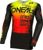 ONeal Mayhem Scarz,  jersey,  color: Black/Red/Yellow,  size: L
