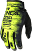 ONeal Mayhem Scarz S25,  gloves,  color: Black/Neon-Yellow,  size: L