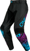 ONeal Mayhem Scarz,  textile pants,  color: Black/Blue/Purple,  size: 30