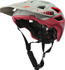 ONeal Pike Solid S23,  bike helmet,  color: Matt Grey/Dark Red,  size: L/XL