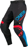 ONeal Prodigy Five-Four,  textile pants,  color: Black/Blue/Red,  size: 38