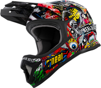 ONeal Sonus S21 Crank,  bike helmet kids,  color: Black/Red/Green/Yellow,  size: L