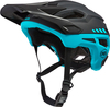 ONeal Trailfinder Split S23,  bike helmet,  color: Matt Black/Turquoise,  size: L/XL