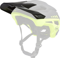 ONeal Trailfinder Split S23,  peak,  color: Matt Black/Neon-Yellow,  size: One Size