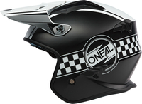 ONeal Volt Cleft,  open face helmet,  color: Matt Black/White,  size: S