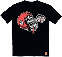 Pando Moto Mike Red Skull 1,  t-shirt unisex