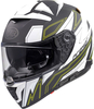 Premier Devil EL,  integral helmet,  color: Matt Black/White/Yellow,  size: M