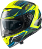 Premier Devil EV,  integral helmet,  color: Neon-Yellow/Black/Blue,  size: M