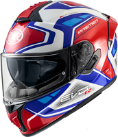 Premier Evoluzione RR,  full face helmet,  color: Red/White/Blue,  size: L