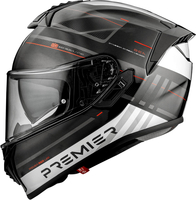Premier Evoluzione SP,  integral helmet,  color: Matt Black/Silver/Red,  size: XXL