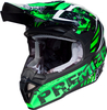 Premier Exige ZX,  cross helmet,  color: Black/Green,  size: L
